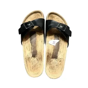 Birkenstock Arizona‎ Black Leather Sandals - Size 8