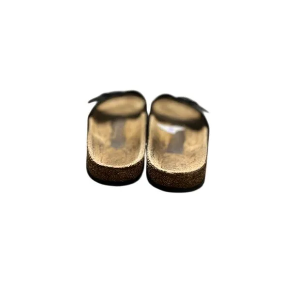 Birkenstock Arizona‎ Black Leather Sandals - Size 8
