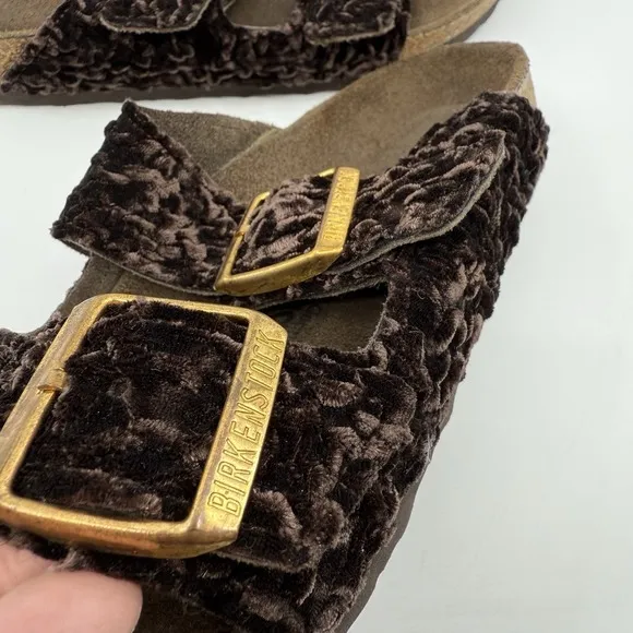 BIRKENSTOCK Arizona Persian Textile Sandals 37 Med/Narrow Soft Footbed 6-6.5