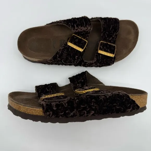 BIRKENSTOCK Arizona Persian Textile Sandals 37 Med/Narrow Soft Footbed 6-6.5