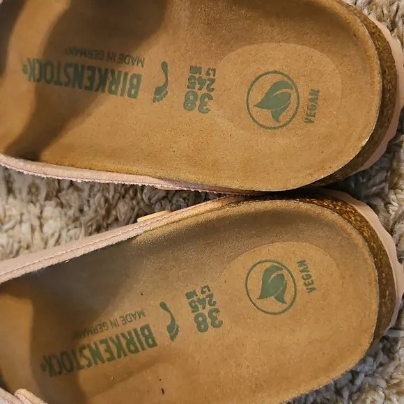 Birkenstock Arizona Pink Vegan sandals Size 38