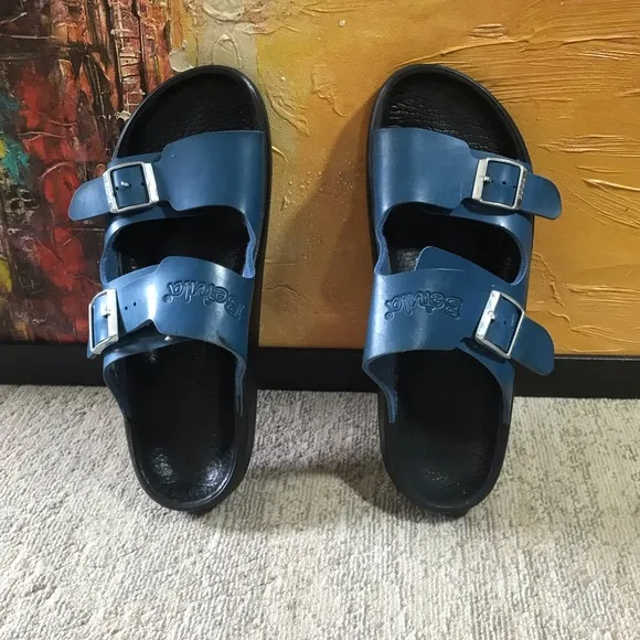 Birkenstock Betula Two Strap Rubber Sandals Men’s Size 40