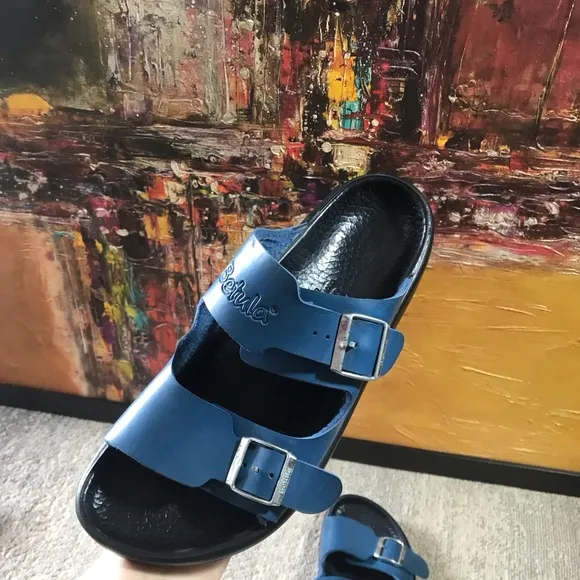 Birkenstock Betula Two Strap Rubber Sandals Men’s Size 40