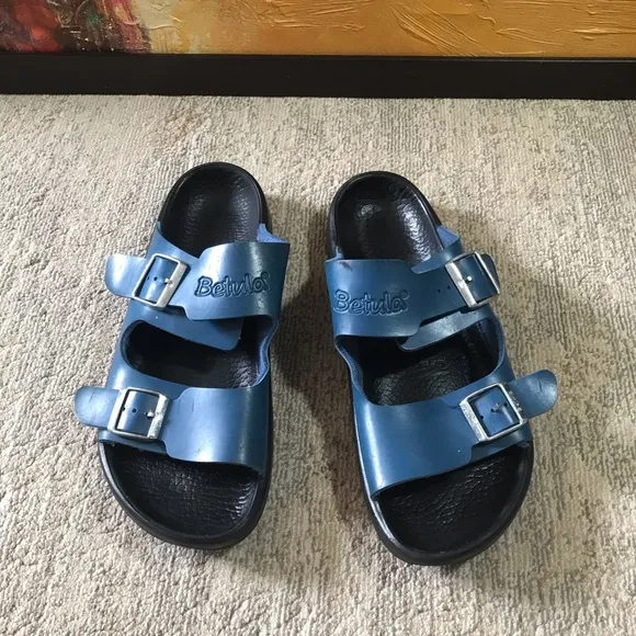 Birkenstock Betula Two Strap Rubber Sandals Men’s Size 40