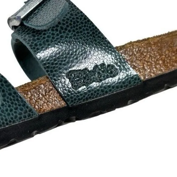 Birkenstock Birki’s Nepal Cross Strap Sandals Pebbled Green Women's US 8 EU 39