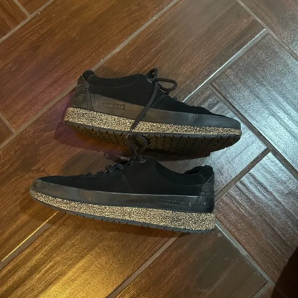 Birkenstock Black Sneakers with Soft Fabric Upper