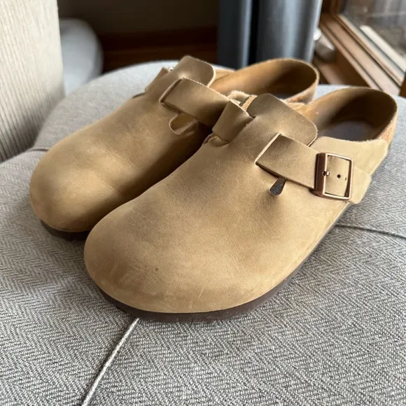 Birkenstock Boston Leather Sandals