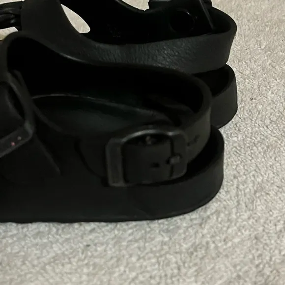 Birkenstock Eva Milano Black Sandals Sz 8 1/2