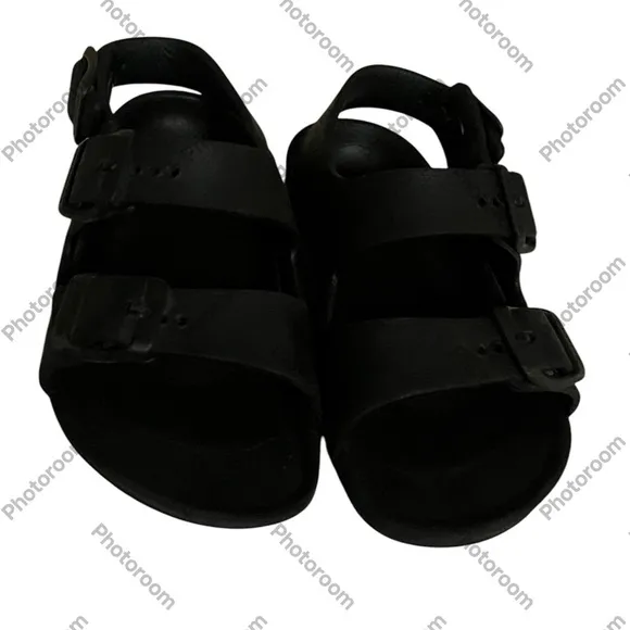 Birkenstock Eva Milano Black Sandals Sz 8 1/2