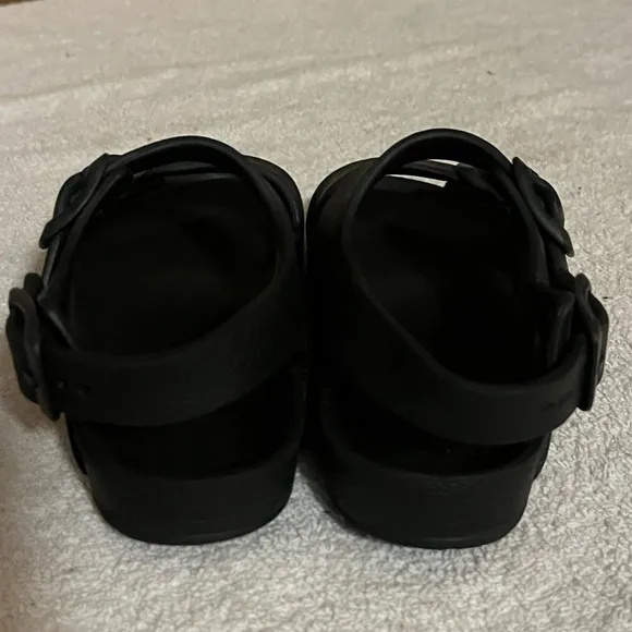 Birkenstock Eva Milano Black Sandals Sz 8 1/2