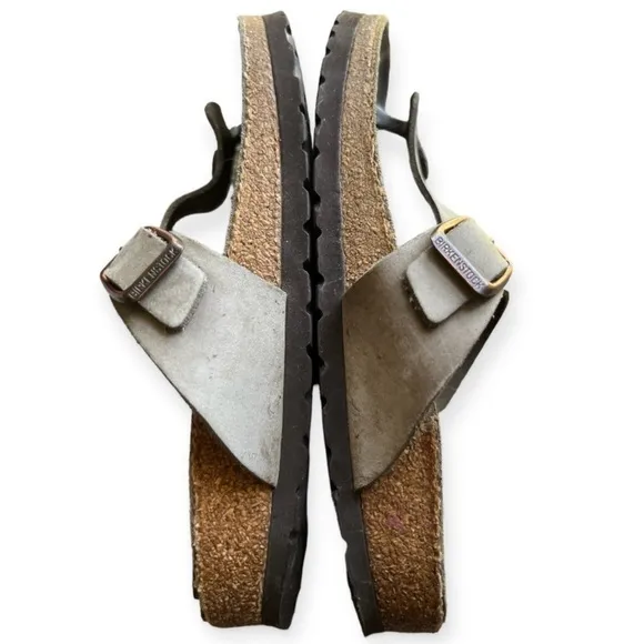 Birkenstock Gizeh Thong Leather Sandals Tan 37/6