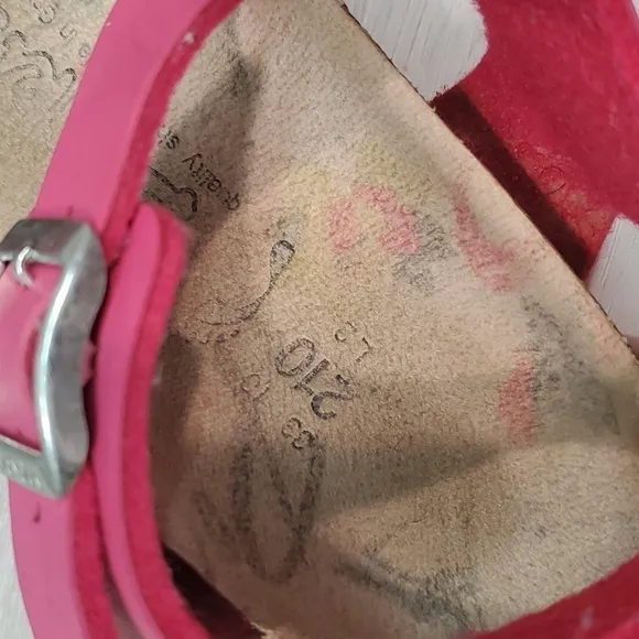 Birkenstock Kids Girls Rio magic  pink Ankle Strap Sandals shoes sz 33/2