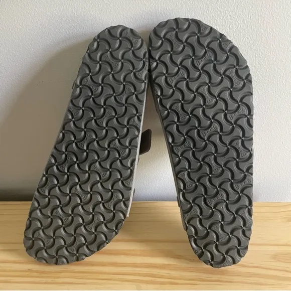 Birkenstock Men's Arizona Vegan Canvas Textile Sandals euro 45 Mens 12