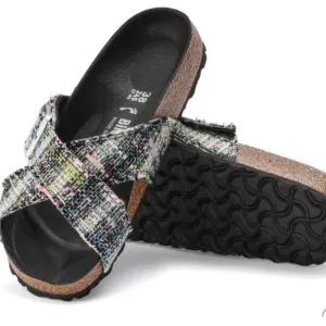 Birkenstock Siena Synthetic Material/Textile Cross-Over Sandals Vegan Size 8 NWT