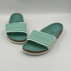 Birkenstock Tema Mint Textile Sandals Slides 38 / 7 Narrow