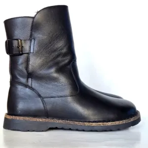 Birkenstock Uppsala Shearling black pull on ankle boots size 39.