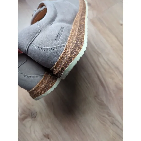 Birkenstock Wrigley Boost Sole Comfort Sneakers Grey Suede