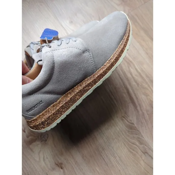 Birkenstock Wrigley Boost Sole Comfort Sneakers Grey Suede