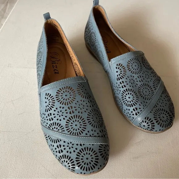BIZA VIOLA‎ blue flats Shoes