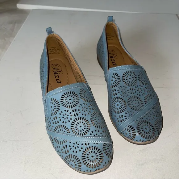 BIZA VIOLA‎ blue flats Shoes