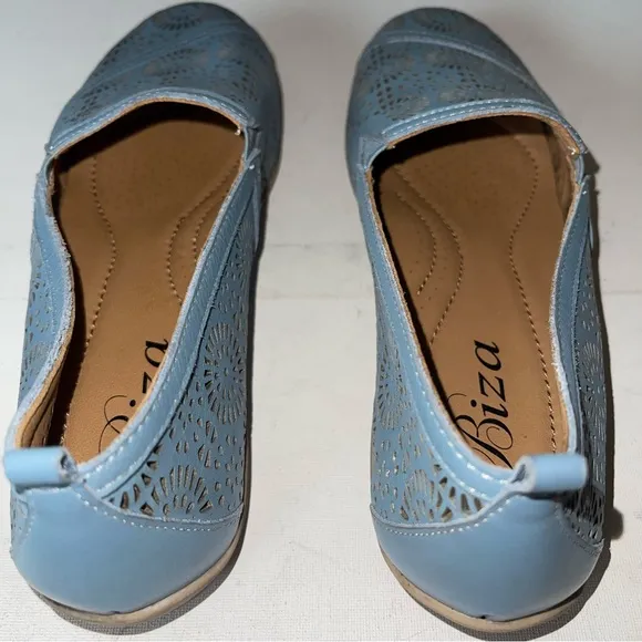 BIZA VIOLA‎ blue flats Shoes