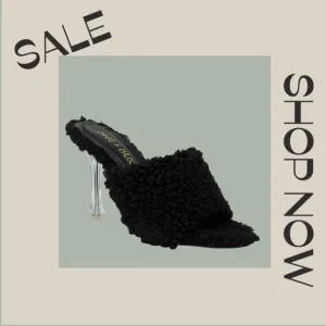 black Sherpa heel