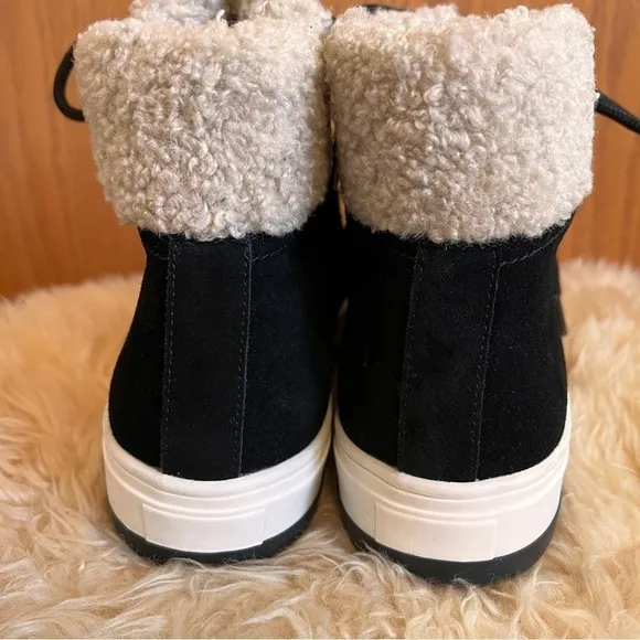 Blonde Shylo Black Suede Hiking Sneakers Sz-9