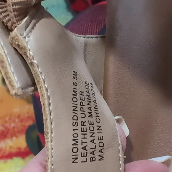 Blondo Tan Leather Sandals
