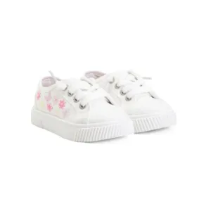 BLOWFISH White Multi Canvas Carly Embroidered Sneakers (Toddler Little Kid)