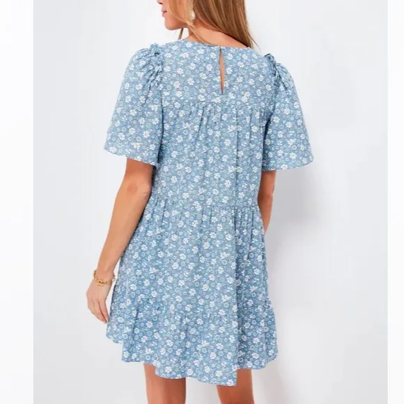 Blue and White Floral Romy Mini DressHYACINTH HOUSE