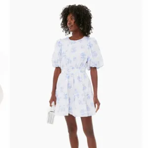 Blue Chintz Terry Mini DressHYACINTH HOUSE