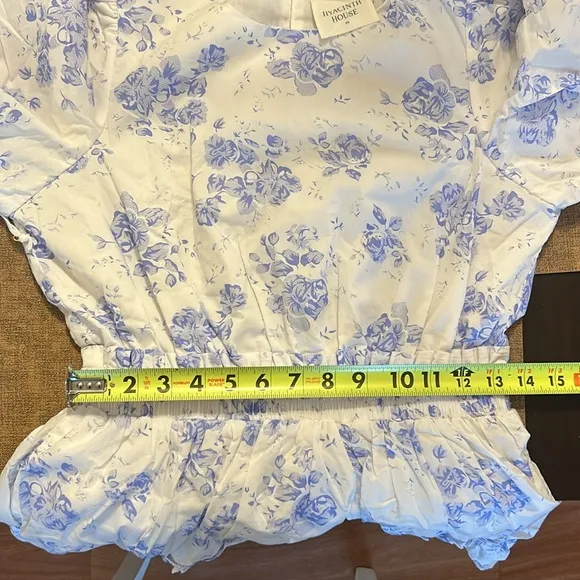 Blue Chintz Terry Mini DressHYACINTH HOUSE
