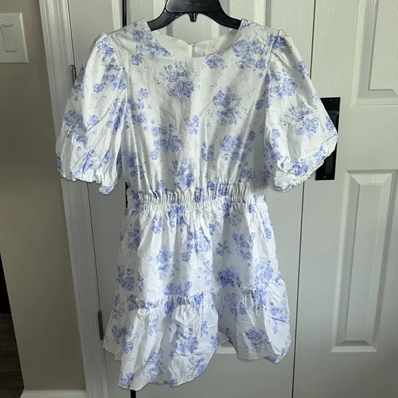 Blue Chintz Terry Mini DressHYACINTH HOUSE