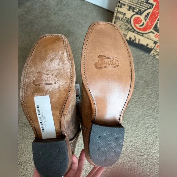BNIB Bent Rail Cowboy Boots