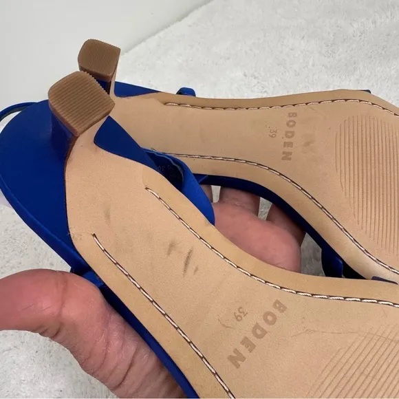 Boden Satin Low-Heeled Sandals size 39