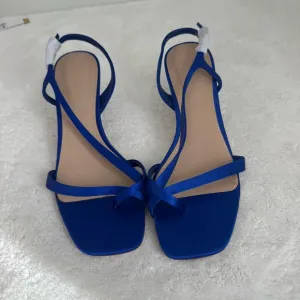 Boden Satin Low-Heeled Sandals size 39