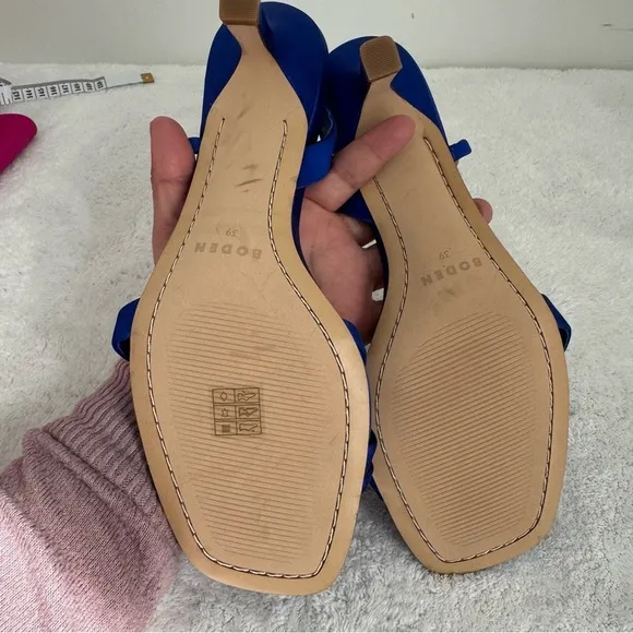 Boden Satin Low-Heeled Sandals size 39