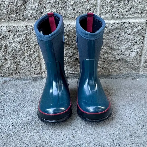BOGS Solid Classics Insulated Boots Kids 12 Eu 29 Blue Waterproof Winter Boot Bo