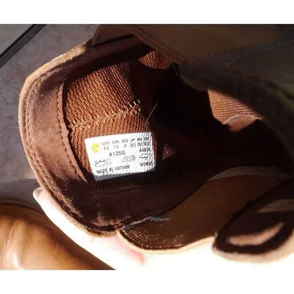 Boots Timberland Women's Brynlee Park Chelsea Pull On Brown Leather Bootie A1Z5G