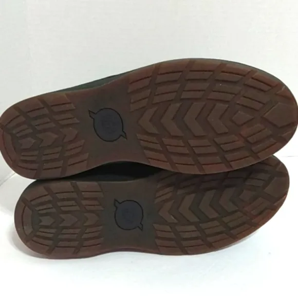 BORN BROWN LEATHER LACE UP LOAFERS NWT SIZE 8