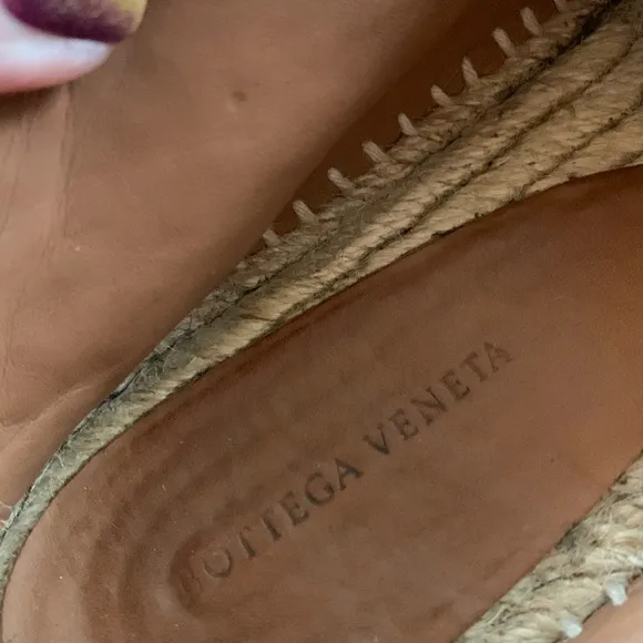 Bottega Veneta EUC 39 sz 9 signature woven espadrilles flats original box bag