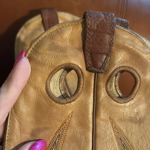 Boulet Cowboy Boots two tone size 9 - have been resoled!