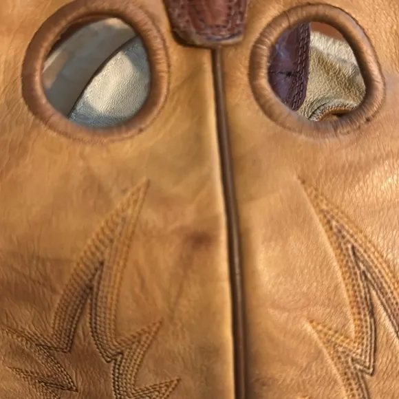 Boulet Cowboy Boots two tone size 9 - have been resoled!
