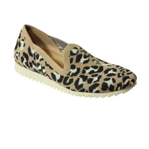 BRAND BEW IN BOX! VANELI BEIGE LEOPARD STRETCH KNIT VERNE SIZE 9.5