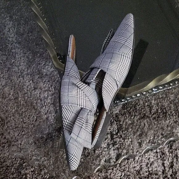 BRAND NEW CAPE ROBBIN  POINTED TOE WOMEN&quot;S BOWTIE MULE LOAFERS SLIP-ON FLAT