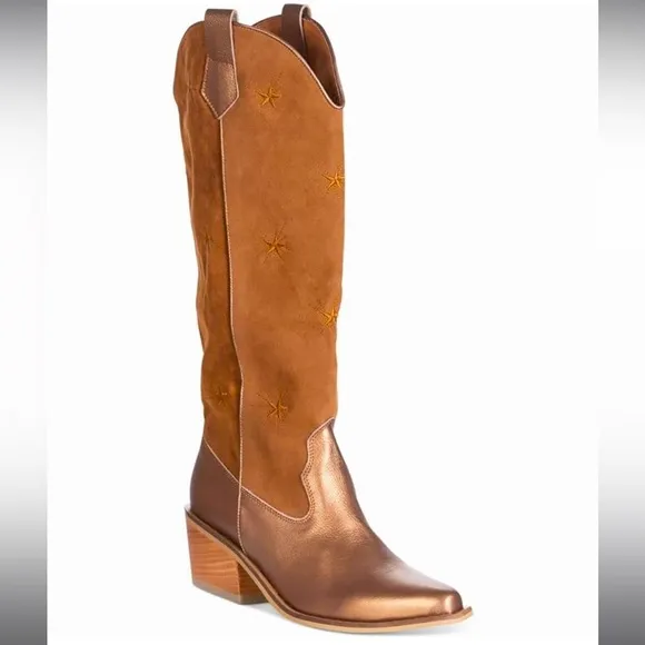 Brand new in box✨ Silvia Cobos Galaxy Stars Embroidered Boots