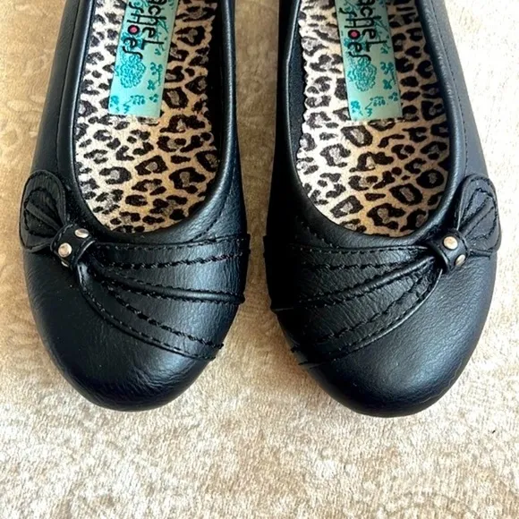 Brand New Set of 2 Pairs of Black Flats Toddler Girls Mary Jane Slip On Shoes