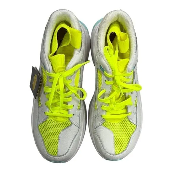 Brandblack Saga Sneakers Trainers White Lime Size 10 New