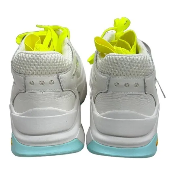 Brandblack Saga Sneakers Trainers White Lime Size 10 New