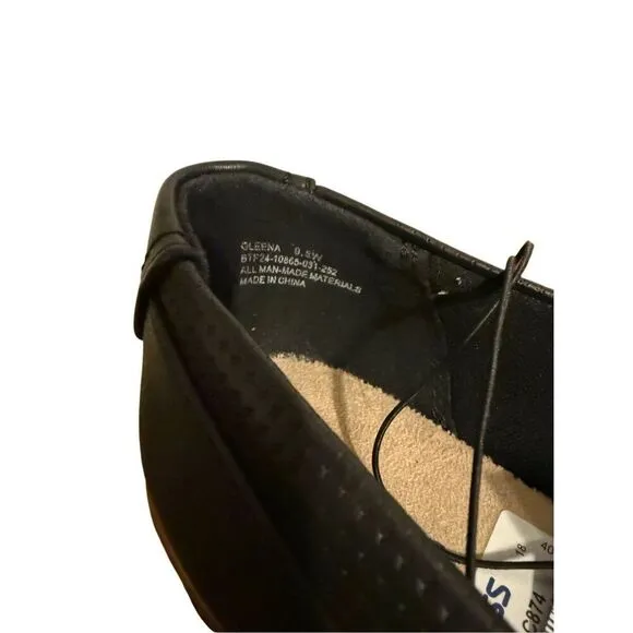 Brand New BareTraps Gleena Closed Toe Black Loafers 9.5 Wide Width